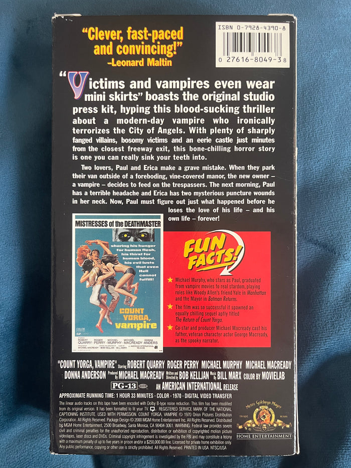 Count Yorga, Vampire (1970) — When Dracula Came to Los Angeles.