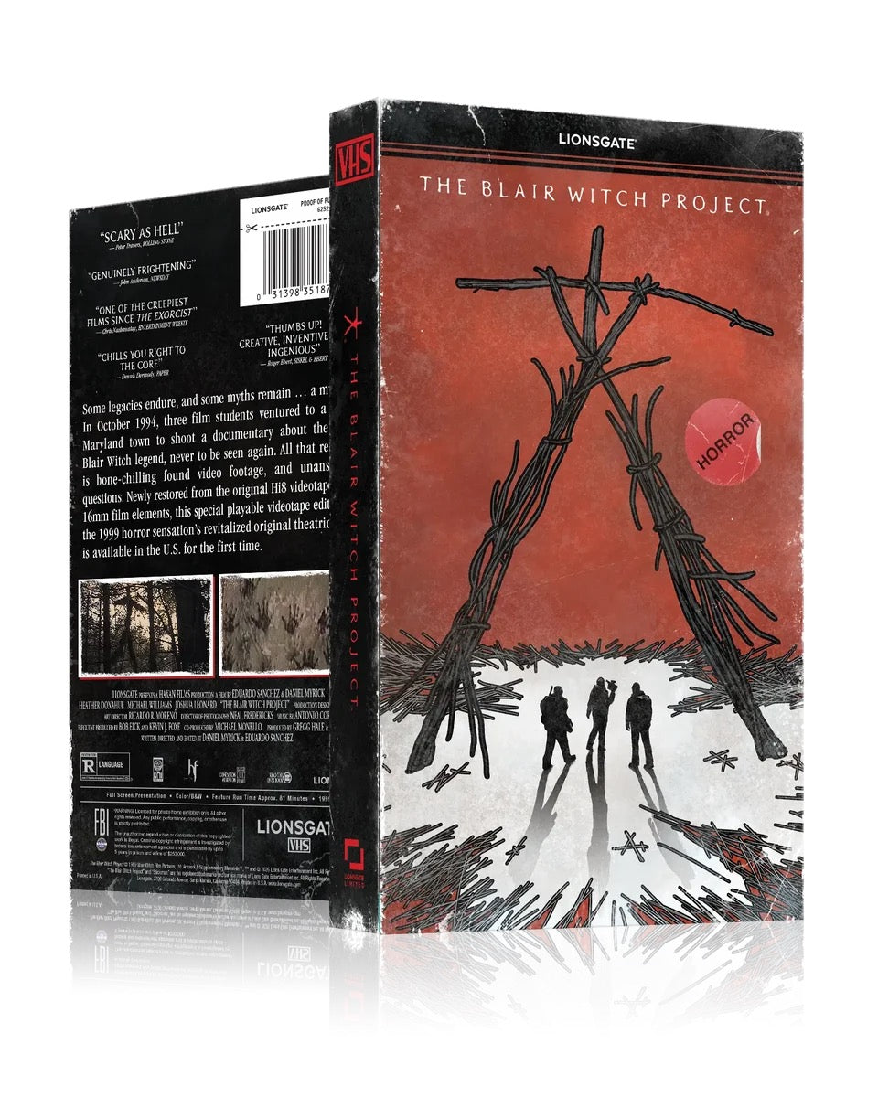 The Blair Witch Project VHS — Be Kind, Rewind Edition
