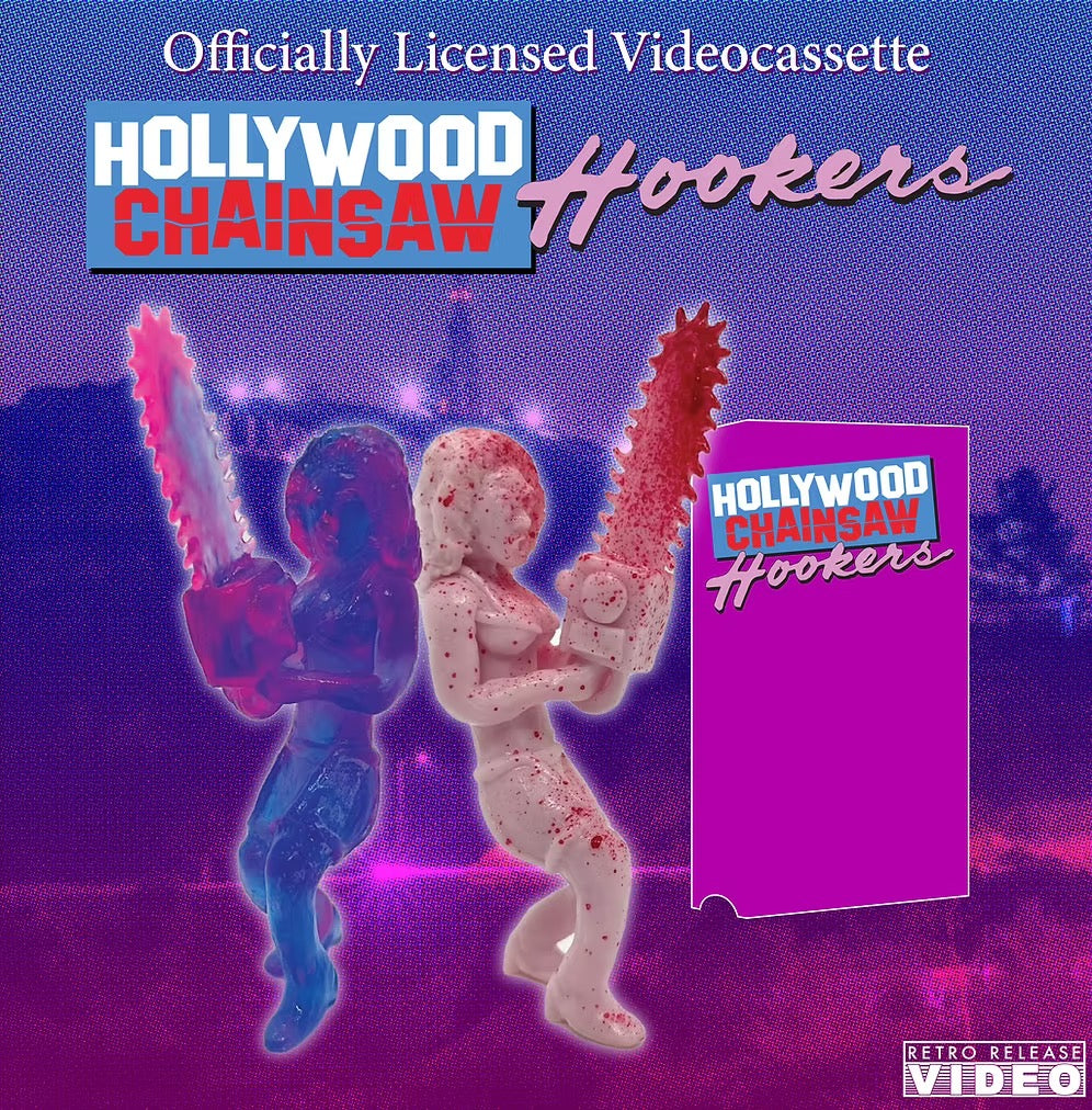 Hollywood Chainsaw Hookers — Officially Licensed VHS + Figure Bundle