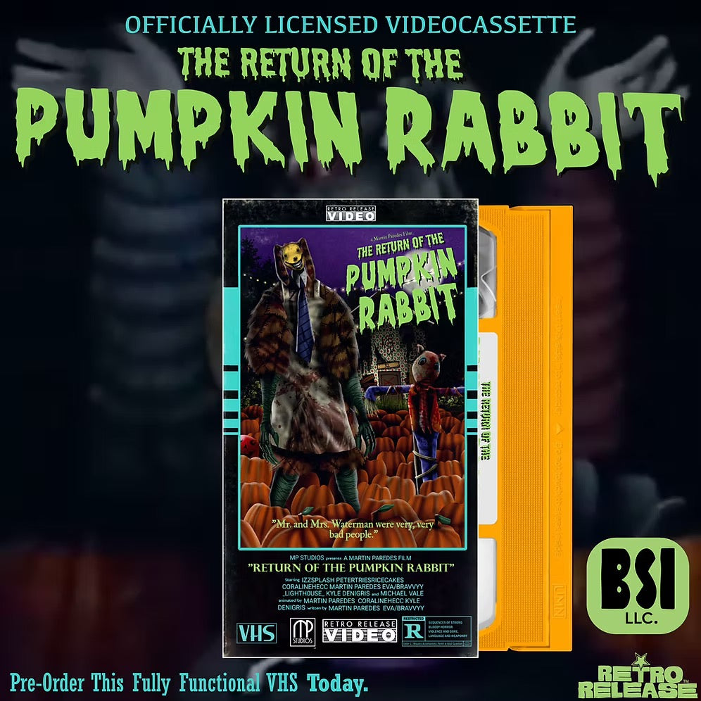 Return of the Pumpkin Rabbit — Pumpkin Rabbit Orange VHS